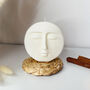 Large Moon Face Candle, thumbnail 1 of 1