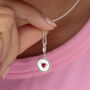 Jammie Dodger Charm Necklace, Sterling Silver Or Gold Plated, thumbnail 1 of 10