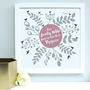 Personalised Our Aunty Loves…Framed Print, thumbnail 1 of 6