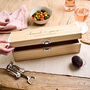 Personalised Engagement Wooden Wine Box, thumbnail 2 of 3
