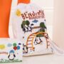 Children's Personalised Penguin Friends Playground Bag, thumbnail 3 of 4