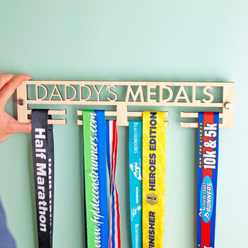 Personalised Medal Hanger Sign Display, 2 of 3