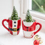 Mr And Mrs Christmas Mugs, thumbnail 2 of 2