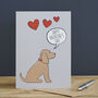 Cocker Spaniel Valentine's Day Card, thumbnail 5 of 5