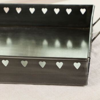 Cut Out Heart Rectangular Serving Tray, 6 of 9