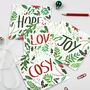 Joy Foliage Christmas Card, thumbnail 5 of 11
