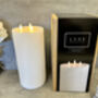 30cm Xl White LED Pillar Candle – Real Wax, thumbnail 11 of 12