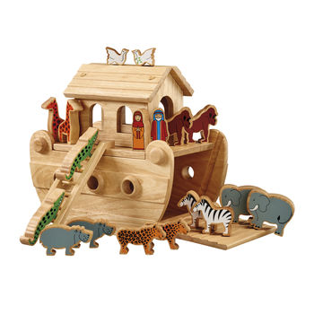Junior Natural Wood Noah's Ark Playset + 18 Characters, 4 of 5