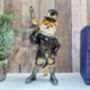 28cm Steampunk Fox Ornament Retro Style Home Décor Figurine Gift, thumbnail 7 of 8