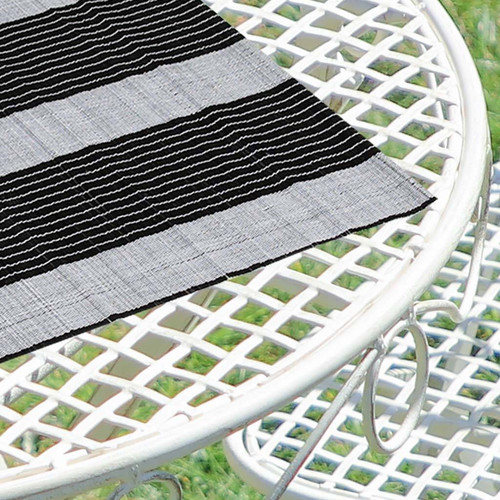 Contemporary Black Bamboo Placemats By Dibor