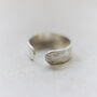 Sterling Silver Hammered Toe Ring, thumbnail 2 of 8