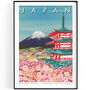 Mount Fuji, Japan Travel Print, thumbnail 1 of 3