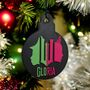 Personalised Christmas Tree Bauble For Fans Of Wicked, thumbnail 1 of 3