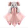 Embroidered Baby Pink Elephant Comforter, thumbnail 1 of 9