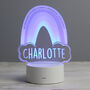 Personalised Rainbow LED Colour Changing Night Light, thumbnail 6 of 8