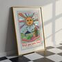 Glastonbury Postcard Retro Print, thumbnail 3 of 4