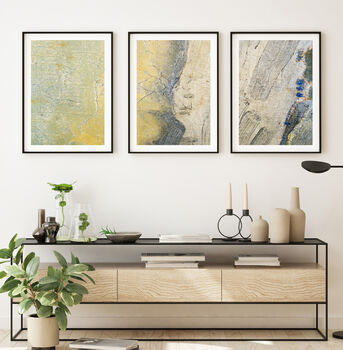 Set Of Three Surfer Landscape Prints, 10 of 12
