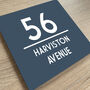 Stylish Square House Sign Number, thumbnail 2 of 10