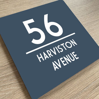 Stylish Square House Sign Number, 2 of 10