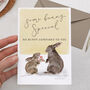 Cute Rabbit Happy Easter Card 'Some Bunny Special', thumbnail 2 of 2