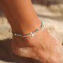 Giada Ombak Pearl Beaded Surf Anklet, thumbnail 6 of 7