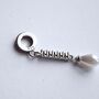 925 Sterling Silver Pearl Drop Charm With Zircon Elegant Gift For Women And Special Occasions Gift, thumbnail 8 of 8