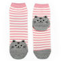 Personalised Cat Stripe Socks, thumbnail 4 of 4