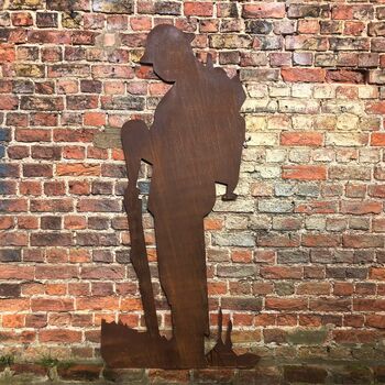 Life Size Lest We Forget Tommy Soldier Statue, 2 of 2