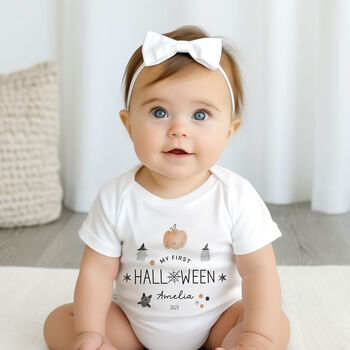 Personalised My First Halloween Bodysuit, 2 of 5