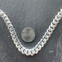 Men's Sterling Silver Cuban Link Curb Chain, thumbnail 3 of 9