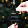 Personalised Christmas Tree Memorial Bauble, thumbnail 3 of 4