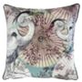 Sakura Sunshade Japanese Parasoles With Crane Birds Luxury Velvet Square Cushion, thumbnail 6 of 6