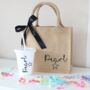 Personalised Mini Jute Bag And Cold Cup Set, thumbnail 2 of 9