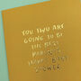 Typographical Happy Baby Shower Card, thumbnail 2 of 2