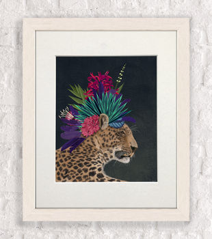 Hot House Leopards, Set Two Prints, Framed Or Unframed, 4 of 8
