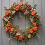 Autumn Winter Pumpkin And Pod Wreath, thumbnail 1 of 10