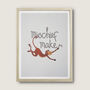 Kids Mischief Maker Cheeky Monkey Nursery Print, thumbnail 1 of 8