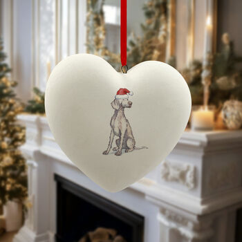 Weimaraner Ceramic Bauble, 3 of 4