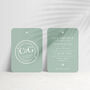 'Fly Away' Destination Save The Date Luggage Tag, thumbnail 8 of 9