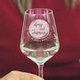 Personalised Best Friends Wine Glass, thumbnail 2 of 2
