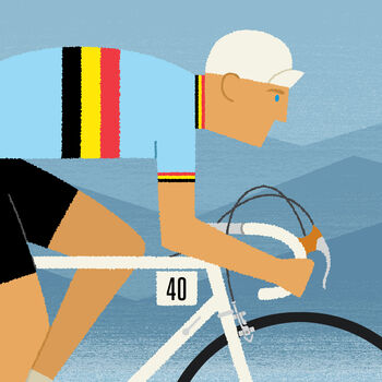 Personalised Cycling Print, National Team Jerseys, 8 of 9