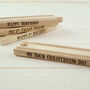 Personalised Wooden Name Train And Display Track, thumbnail 3 of 7