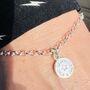 Travel Under A Lucky Star Sterling Silver Bracelet, thumbnail 1 of 4