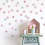 Polka Dot Wall Stickers In Vintage Floral Patterns, thumbnail 1 of 3