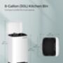 30 L Steel Pedal Bin With Soft Close Lid, thumbnail 2 of 9