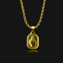 18k Gold Plated Middle Finger Charm Pendant Necklace, thumbnail 2 of 8