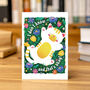 Cute Reassurance Cat Greeting Card, thumbnail 2 of 3