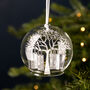 Personalised Family Tree Glass Dome Bauble, thumbnail 5 of 10