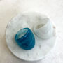 Large Oval Opaque Marbled Resin Ring, thumbnail 2 of 6