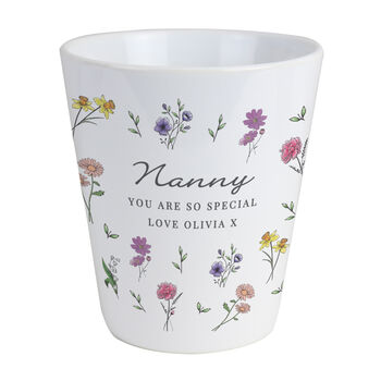 Personalised Wildflowers Plant Pot, 6 of 6